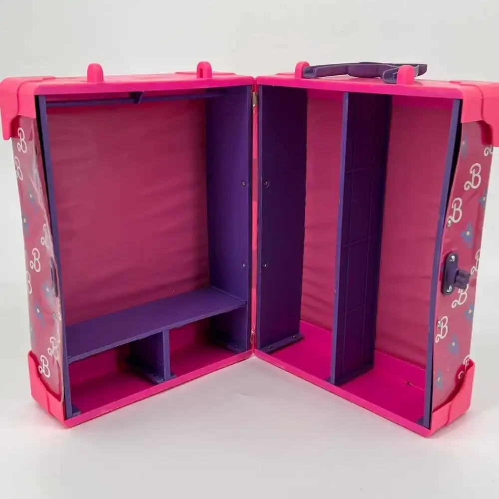 Mattel Pink & Purple Vintage Barbie Deluxe Doll Trunk | Kids OS